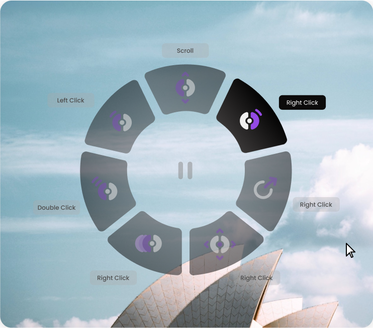 Screen of a laptop with the Bocho interface operational in the system.